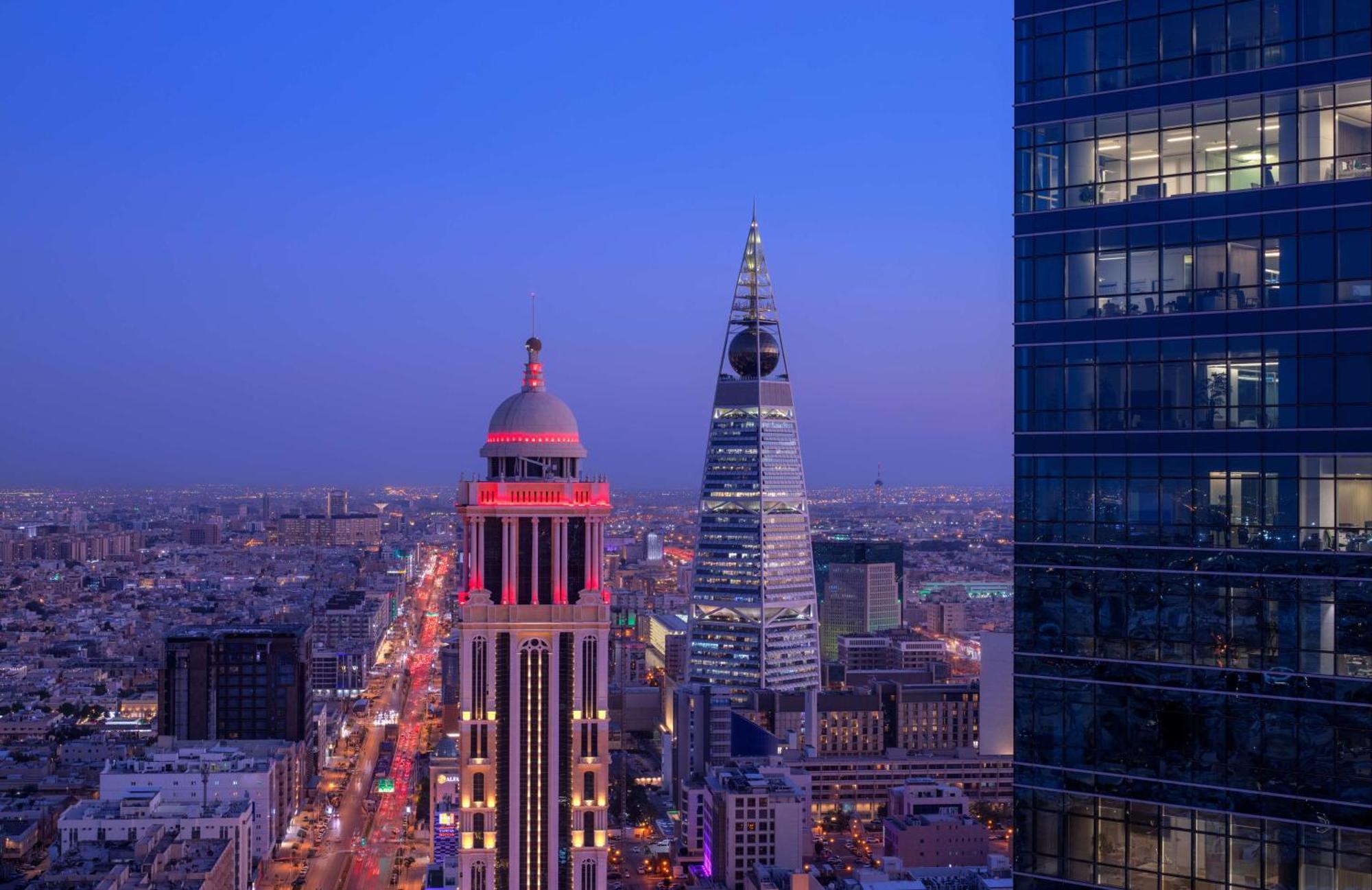 Hyatt Regency Riyadh Olaya Εξωτερικό φωτογραφία Riyadh skyline
